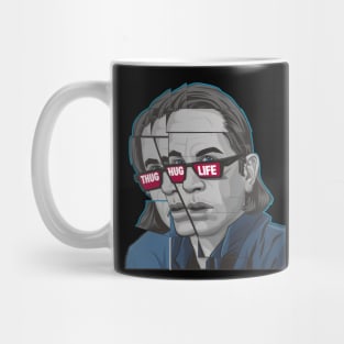 "Pixelated Thug Life Charlie Portrait" - Charlie Hip Hop Rapper Gangster Mug